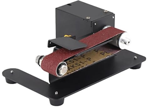 Mini Levigatrice A Nastro Da 250 W, Smerigliatrice Banco Elettrica, 7 Velocità, Controllo Regolabile, Piccola, Affilatrice, Lucidatrice(Type 2)