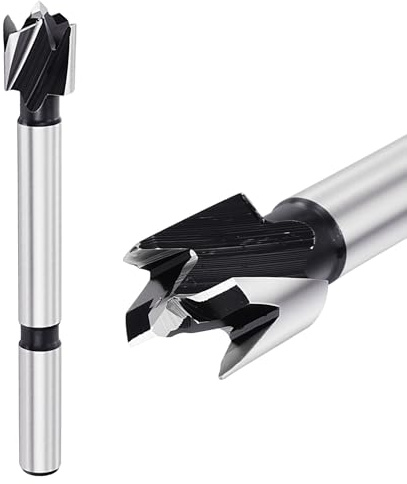 DTGN 13mm Forstner Drill Bit 1/2 Multi-Tooth Carbon Steel 1Pack Silver | Good for Wood Plastic Plywood Woodworking Hole Saw Cutter with Round Shank