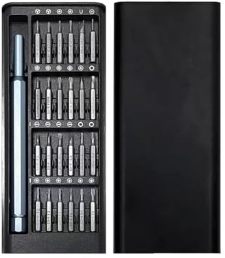 Jeu de Tournevis de Précision Magnétique, Kit Tournevis avec Manche en Aluminium et Boîte, Mini Tournevis pour Réparation de Lunettes Opticien, Montres, PC, Électronique et Bricolage