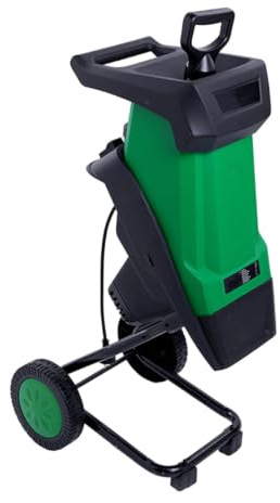 RUODATONLY Trituradora eléctrica de jardín de 2400 W, con depósito de Recogida de 50L, máx. 40mm de Grosor de Rama, trituradora de Cuchillas, compostaje y Limpieza del jardín Green