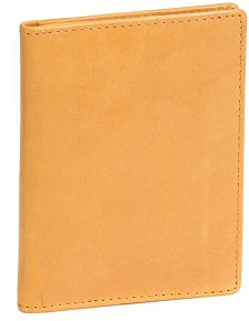 LEAS Ausweis- und Kreditkartenhülle Echt-Leder, beige Card-Collection
