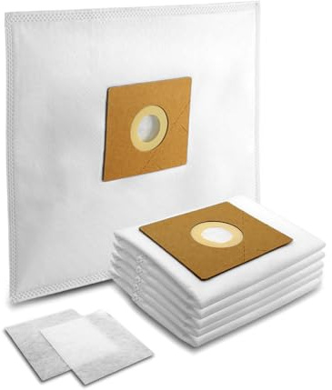 MisterVac Compatible with Vacuum Cleaner Bag Replacement Bags 10 Pieces Amazon Basics Bodenstaubsauger mit Beutel, 3,0 l