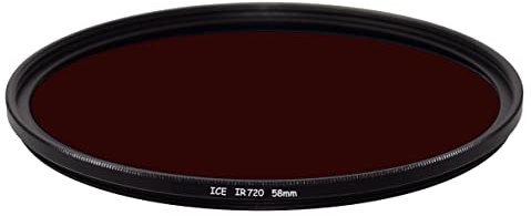 ICE Slim IR 58mm 58 Filter Infrared Infra-Red 720HB 720nm 720 Optical Glass