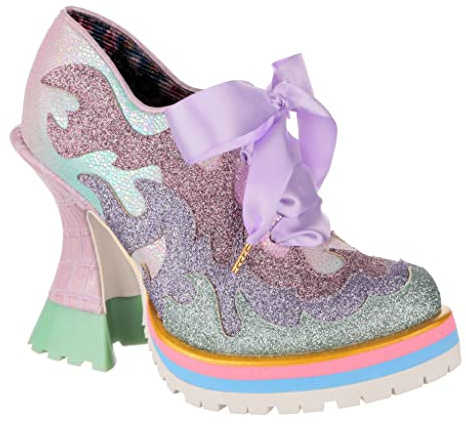 Irregular Choice SS23 Flamin Hot Heels, Lilac UK 5 (EUR 38)