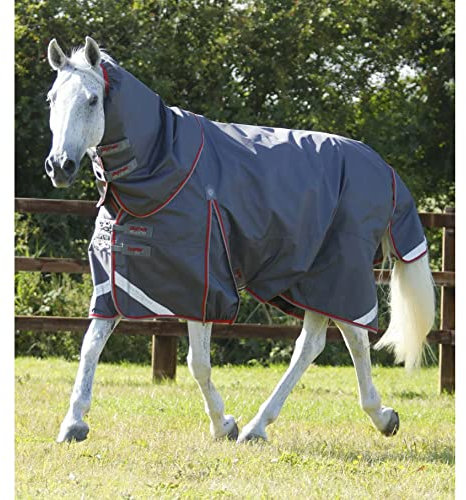 wasserdichte Outdoor-Decke für Pferde mit Halsabdeckung Premier Equine Buster 50 g