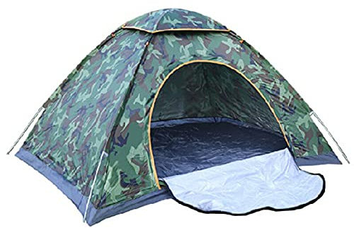 RajoNN Campingzelt Automatisches Pop-Up-Zelt für Familien, wasserdichtes und schützendes Kuppelzelt mit Tragetasche für 2–3 Personen, Familiencamping, Wandern, Garten, Angeln, Strand