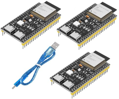 DUBEUYEW 3 x ESP32-S3 DevKitC-1 WROOM-1 N16R8 16MB Flash 8MB PSRAM USB-C