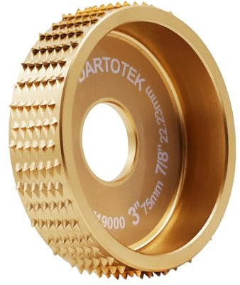 DARTOTEK Disco para tallar madera Disco para amoladora 75mm Disco de amoladora Plano en ángulo recto para el corte de madera,Pérgola 22.23MM