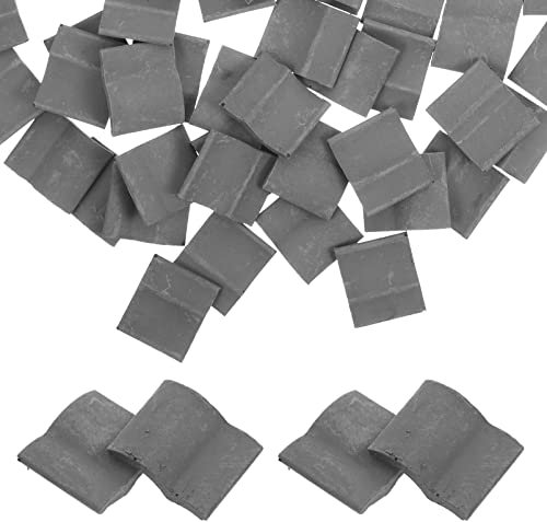 EXCEART 50 Stück Mini-Steine Gebäude Miniatur Überdachung Dachpappe Für Schuppen Diorama-bausatz Schuppendachpappe Cliff Bars Mini Minihäuser Zum Basteln Figur Asphaltdach Ton