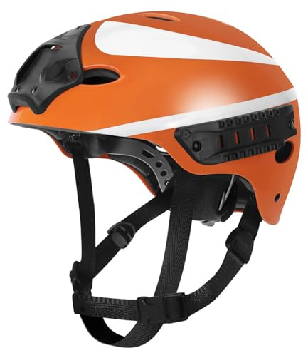 Tontron First Responder Wasserhelm | Water Resuce Helm (glänzendes Orange, Größe L)