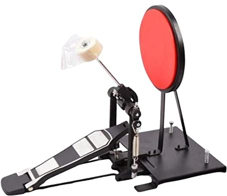 JISADER Hochleistungs-Kick-Drum-Pad, ersetzt, mit Bassdrum-Pedal, langlebiges, einstellbares Mute-Drum-Pad, für musikbegeisterte Anfänger-Schlagzeuger