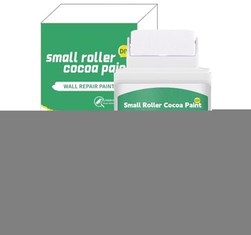 Pasta de reparación de pintura de pared, kit de pared seguro de 100 g, tiempo de secado, material de látex con cepillo de rodillo para una fácil eliminación de manchas y mejoras para el hogar, 4.72 x
