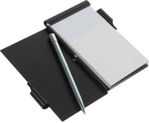 Parliky Mini Notizblock mit Metallgehäuse und Stift Kleines Tragbares Schreibpad für Büro und Schule Kompakt Langlebig für To do listen Notizzettel und Schnelle Aufzeichnungen