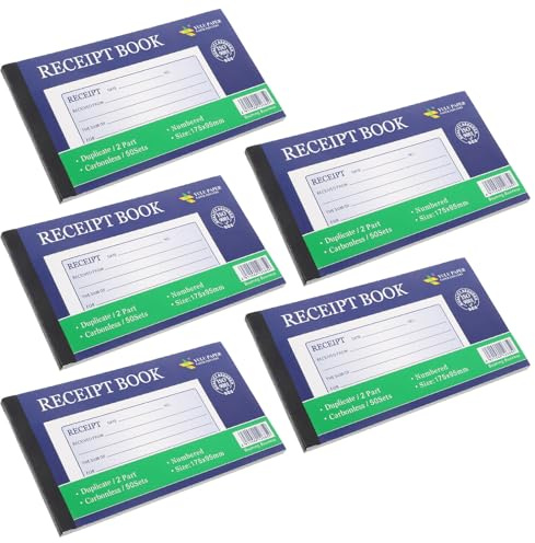 FUNNETOYU 5 Piezas formularios de factura comercial formulario de pedido comercial