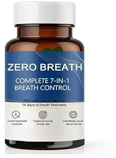 eqjrpo Solución 7 en 1 para el mal aliento: favorece la eliminación del mal aliento, llega a la raíz del olor corporal y proporciona un aliento fresco y duradero durante 14 días.