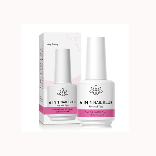 Uñas Seis En Uno - Esmalte De Top Coat Y Base Coat, Base Coat De Gel, Gel De Extensión, De Acuarela, Deshidratador De Uñas (#, 15g)