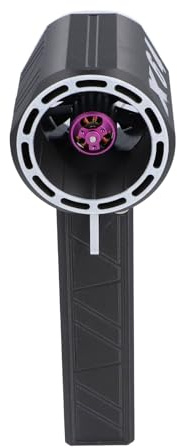HUSHUI Soffiatore da 64 Mm, Potente Soffiatore a Secco Industriale con Spinta da 1400 G, Batteria da 8000 MAh, con Controllo Continuo della velocità, per Pulire, Spolverare, Lavare Auto, (Spina