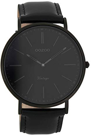Oozoo Vintage Herrenuhr Lederband 44 mm
