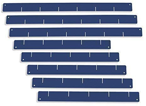 Merschbrock Trade GmbH Schubladeneinteiler, Organizer, Schrank, Blau, Werkstatt, Small (400mm x 560mm), Metall