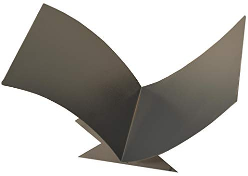 Kaminholzregal Innen Kaminholzschale aus Metall Dreieck mit geschw. Auflage - Anthrazitgrau