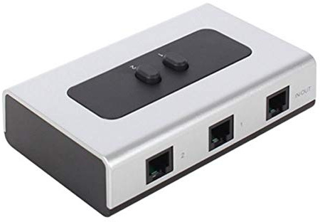 2PORT RJ11 RJ12 Commutateur téléphonique manuel