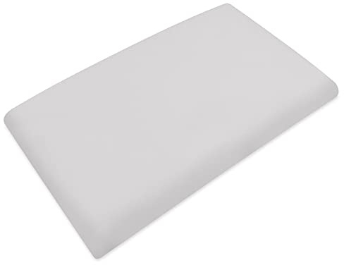Baldiflex Cuscino Memory Foam Bianco Altezza 10 cm con fodera in Aloe Vera Sfoderabile tramite zip