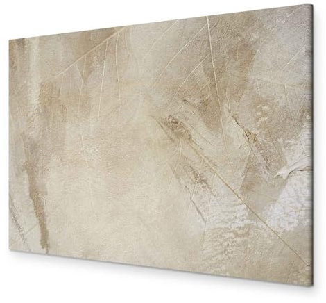 murando - Akustikbild Abstrakt Bilder Akustikschaum Hochleistungsschallabsorber Schallschutz Leinwand 1 tlg Wandbild Raumakustik Schalldämmung wie gemalt beige f-C-0485-b-a