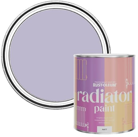 Rust-Oleum Purple Heat Resistant Radiator Paint in Matt Finish - Wisteria 750ml