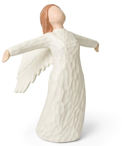 Freedom Angel Ornament - Retirement Gifts for Women, Graduation Gifts for Her, Symbol of Hope & Acceptance, Resin Sculpted Guardian Angel Gift for New Job, Promotion, Encourage Creative Expression