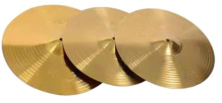 ＡＷＨＡＯ Platillo para batería, accesorio para instrumentos musicales, platillos hi-hat, platillo de práctica para grabaciones, 14inch 16inch
