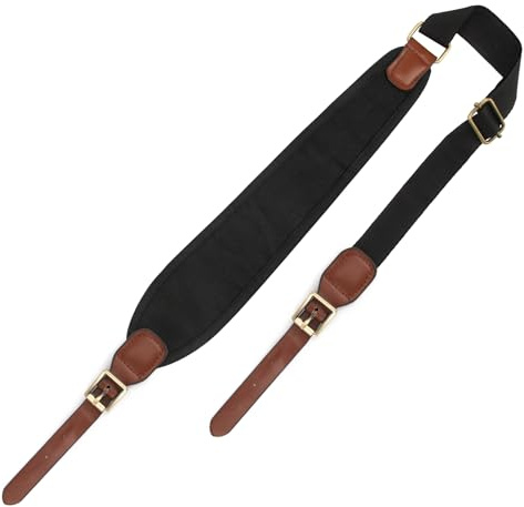 GUGULUZA Gepolstert Gewehrgurt Gewehrriemen mit Zwei Lederspitze Gun Sling Strap