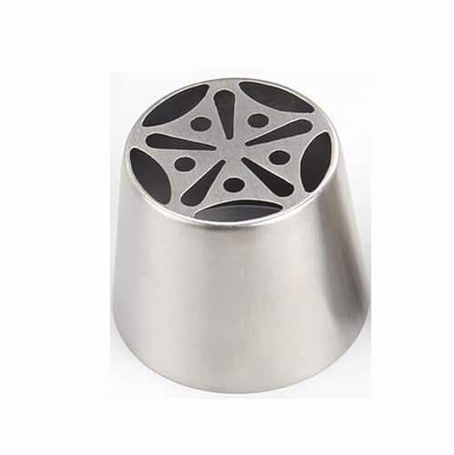 Lkvent Cake Large Piping Nozzle Tip Cake Decorating, Stainless Steel Cake Icing Nozzles Piping Tips for Baking DIY Cookie Cream Cupcake Decorating functional