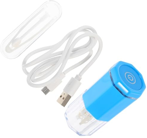 LABRIMP Automatic Electric Contacts Lens Cleaner with Advanced Electrolysis Technology Safe Material USB Rechargeable Portable Machine for Soft and Hard Contact Lenses Cleaning and