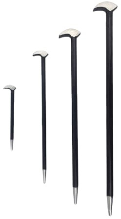 Leviers de haute résistance – Ensemble d'outils de travail du bois | 4 outils mécaniques Extracteur de clous Outil de barre de levier à double extrémité pour machines automobiles Demoli