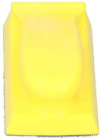 Keenso Blocco di Levigatura Manuale Strumento di Lucidatura con Impugnatura Comoda Rettangolare per la Lavorazione del Legno 135x70mm Schiuma PU 1 unità