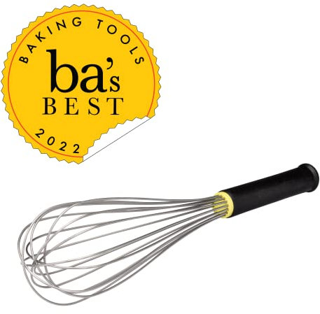 Matfer 111023 Whisk with Plastic Handle, 12, Black
