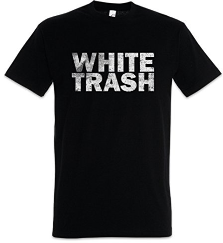 Urban Backwoods White Trash Camiseta De Hombre T-Shirt Negro Talla XL