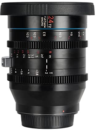 SIRUI 24mm Jupiter Macro T2 Objectif Primaire de cinéma Plein Cadre, pour Les appareils Photo à Monture PL, Compatible avec Alexa Mini LF, Alexa Mini, Alexa LF