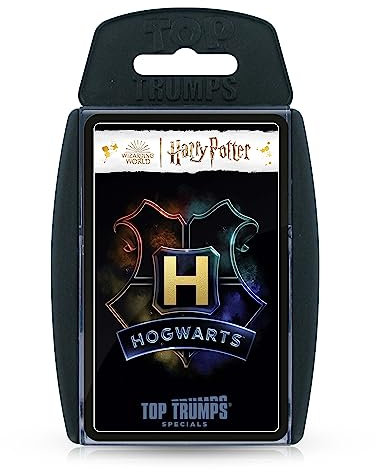 Top Trumps Kartenspiel Harry Potter Hogwards - Familienspiele für Kinder und Erwachsene - Lernspiele - Kinder Kartenspiele für 2 Spieler und mehr - Kid War Games - Card Wars - für 6 Plus Kinder