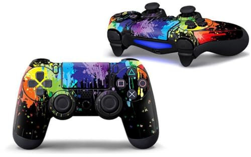 Wonhomke Skin-Aufkleber für Playstation 4 Game Controller Joystick Anti-Rutsch Schutz Aufkleber für PS4 Konsolen Gaming Zubehör (PS4-001)