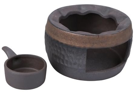CIYODO Keramik-teekannenwärmer Retro Handgemacht Mit Kerzenhalter Für Teeerwärmer Teewärmer Für Teekanne