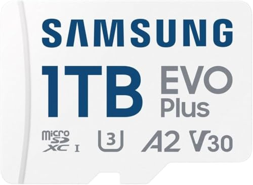 Samsung EVO Plus 1TB MicroSDXC Card UHS-I U3 with SD Adapter