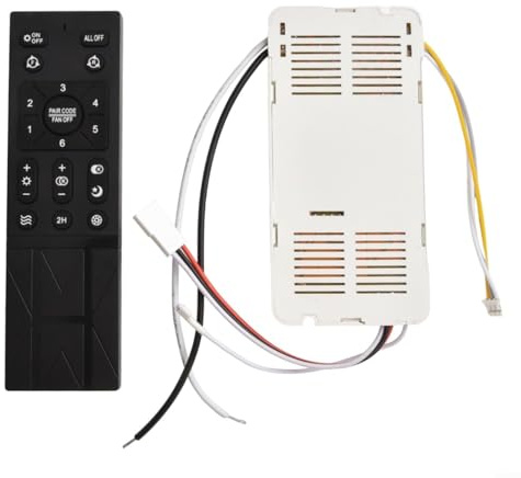 Zeroupshop Wireless Ceiling Fan Light Remote Control Kits, Ceiling Fan Light Remote Dimmable Controller Driver Accessories for Ceiling Pendant Fan and Lamp