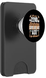 Lancer une hache, c'est mon 22e anniversaire, donne-moi une hache à lancer PopSockets PopWallet pour MagSafe