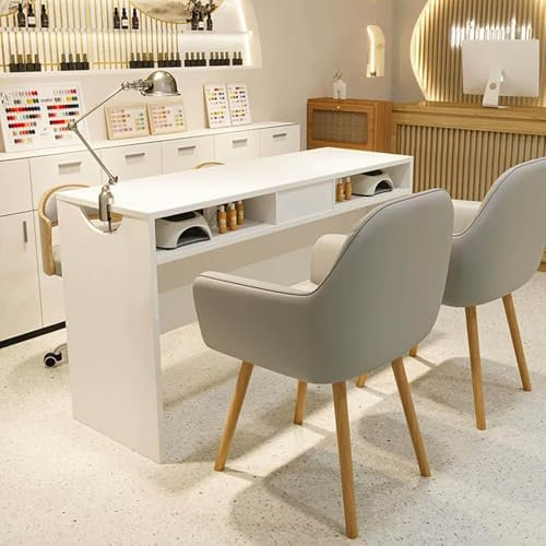 Tavolo da Manicure Moderno, scrivania per Unghie con cassetti portaoggetti, postazione di Lavoro Professionale per Salone di Bellezza per Unghie, postazione di Lavoro per onicotecnici, Posta