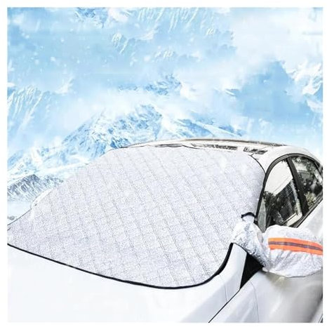 Auto Scheibenabdeckung Magnetische Große Schneedecke Winddicht Für SUV/MPV Windschutzscheiben-Sonnenschutz Anti-Frost-Sonnenschutz Windschutzscheibe Abdeckung