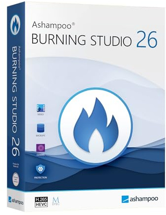 Burning Studio 26 - Burn, copy, save - the multimedia all-rounder - burning software - create covers, inlays, disk labels for Win 11, 10