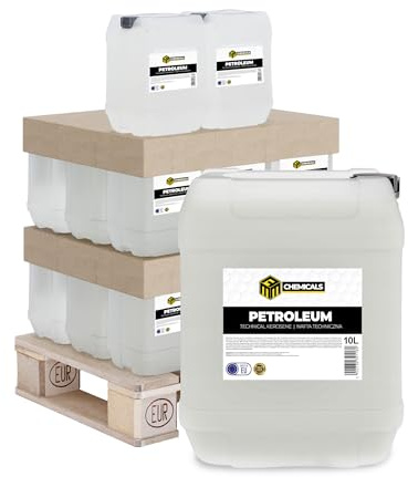 MRM Chemicals – Petroleum 20 x 10L – Hochreiner Brennstoff für Öllampen, Petroleumlampen, Laternen, Fackeln & Camping – Lampenöl gerucharm – Made in EU