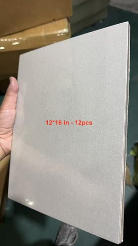 12 x 16 In, 12pcs(2mm), Book Boards, Chipboard Sheets, for Binding Covers, Backing and Crafts - Sturdy Alternative to Thin Cardboard Sheets