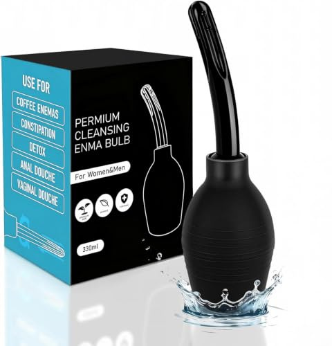 Analdusche für Männer 310ml – Intimdusche mit Anal Lube, Anal Dusche für Analverkehr Vorbereitung, Tragbare Analspülung & Intimreinigung für Zuhause und Reise